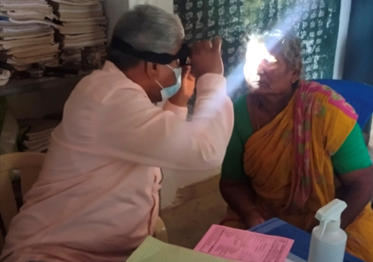 Health Camp organized by Balaji Hospital, Renigunta, Tirupati.